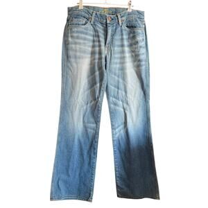 7 FOR ALL MANKIND | Women's Mid Wash A Pocket Boot Cut Jeans | Size 30